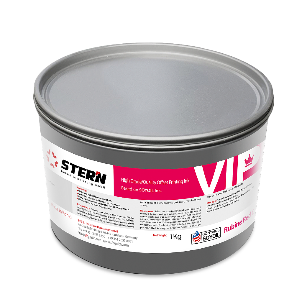 Stern VIP Offset Pantone Ink Rubine Red C