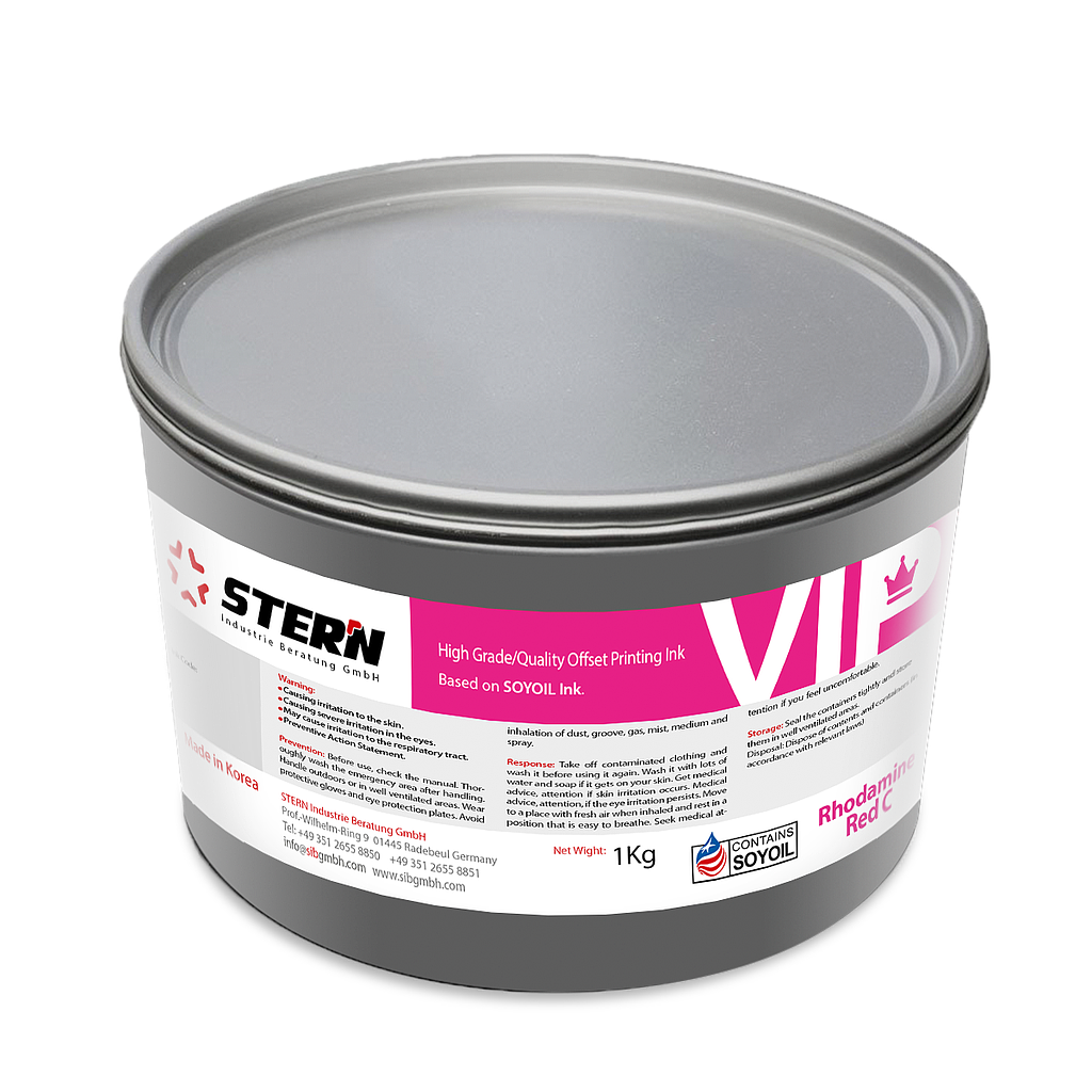 Stern VIP Offset Pantone Ink Rhodamine Red C