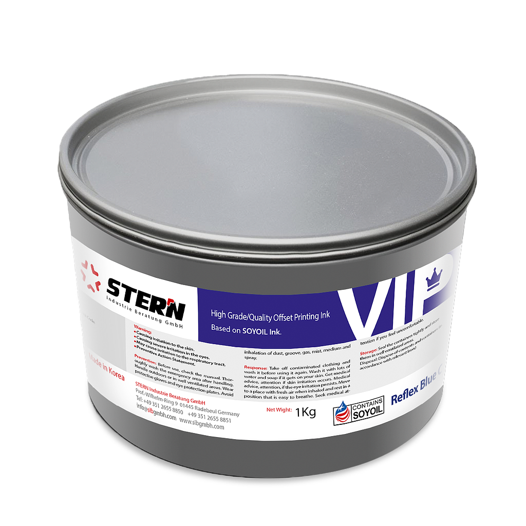 Stern VIP Offset Pantone Ink Reflex Blue C