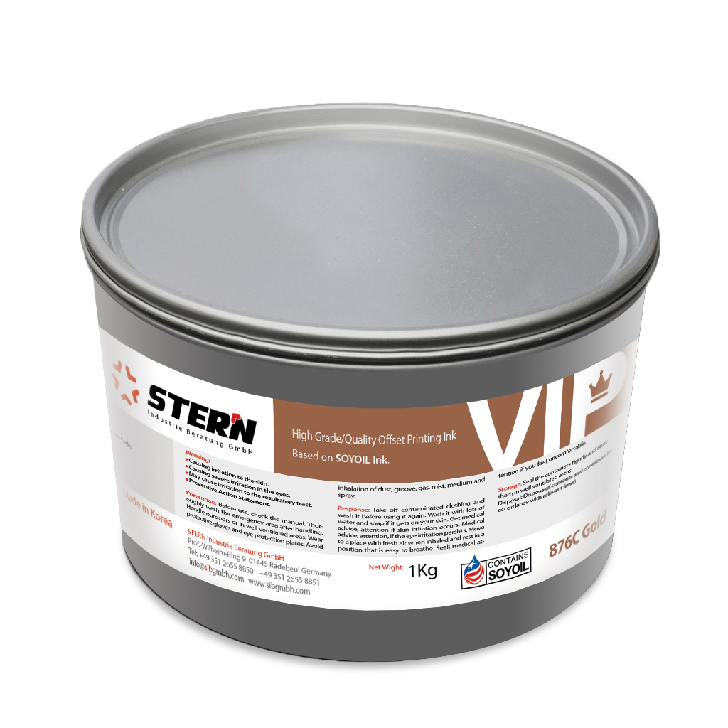 Stern VIP Offset Pantone Ink Metallic Gold 876C